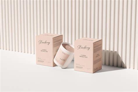 Candle Packaging Mockup