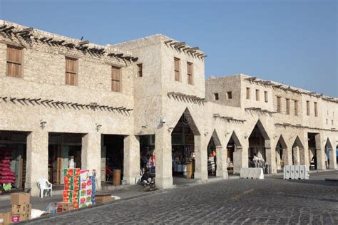 Souq Waqif in Doha, Qatar editorial stock image. Image of orient - 23036964