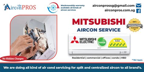 Best Mitsubishi aircon service @ Affordable price - Singapore