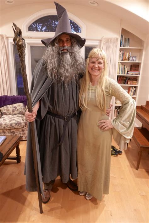 Gandalf and Galadriel for Halloween