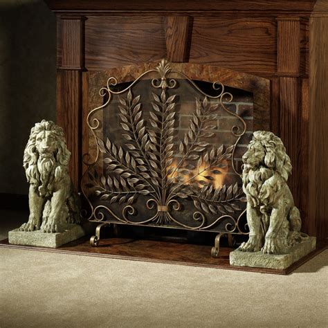 Decorative Fireplace Screens For Styling A Fireplace | A Creative Mom