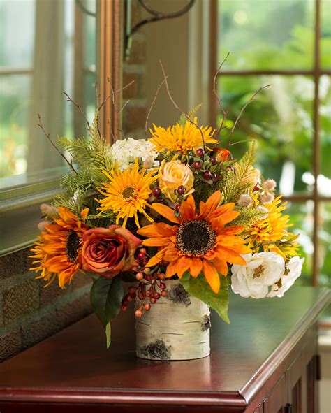 Autumn Opulence Silk Flower Centerpiece