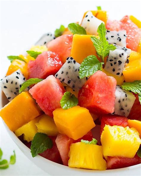 Tropical Fruit Salad » LeelaLicious