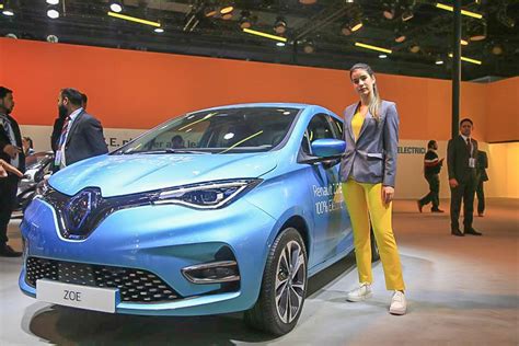 Renault Zoe Electric Car Showcased At 2020 Auto Expo