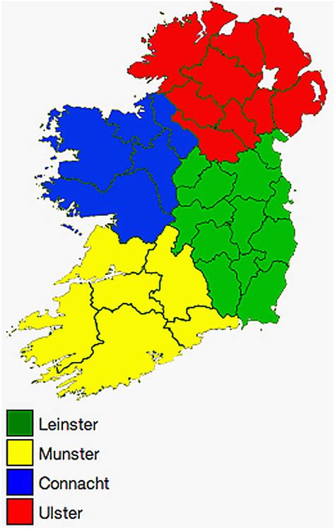 Map southern Ireland Counties – secretmuseum