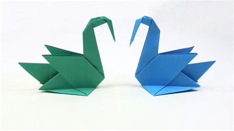 How to Make an Origami Swan Easy - Paper Swan Folding Step by Step | Origami swan, Paper swan ...