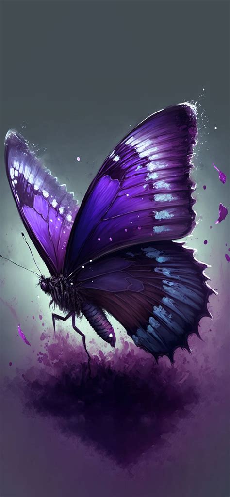 Aggregate more than 66 purple butterfly wallpaper best - in.cdgdbentre