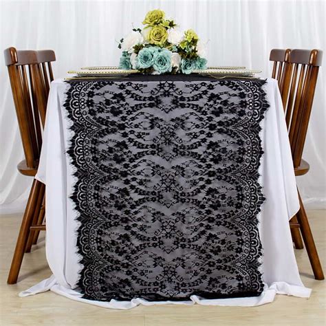 Amazon.com: black lace tablecloth