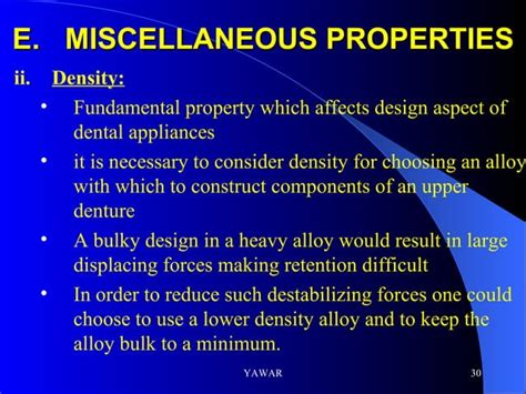 Properties of dental materials lecture two | PPT