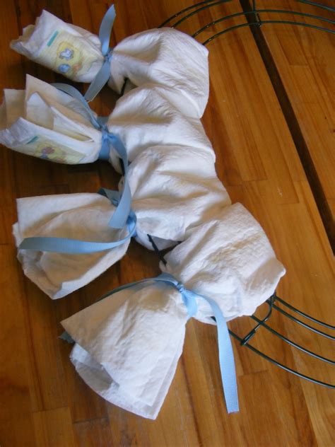 A Baby Shower Diaper Wreath | The Complete Guide to Imperfect Homemaking