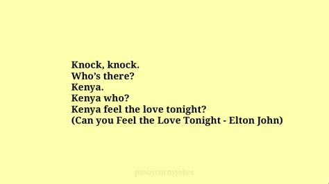 Knock Knock Jokes Tagalog Love