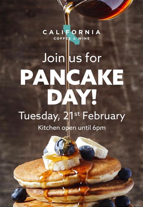 Pancake Day! - California Coffee & Wine