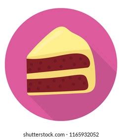 Slice Red Velvet Cake Enriched Cream Stock Vector (Royalty Free ...