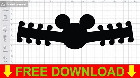 Ear Saver Disney Svg Free Cut File for Cricut - YouTube