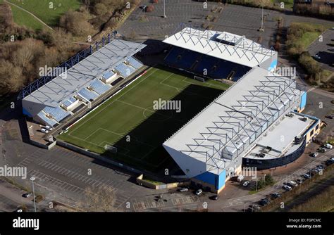 aerial view of Oxford United Football Club Kassam Stadium, UK Stock ...