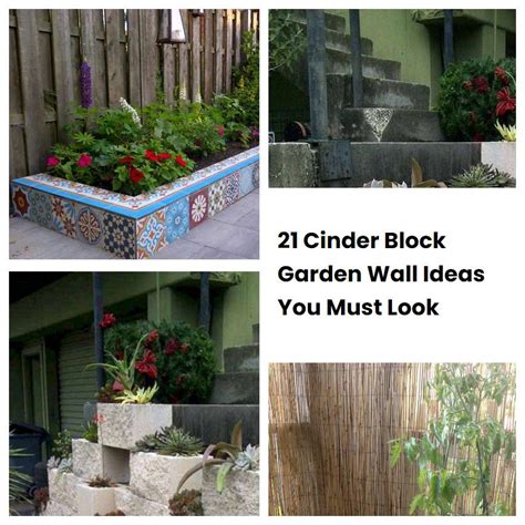 21 Cinder Block Garden Wall Ideas You Must Look | SharonSable