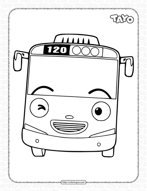 Baby Bus Coloring Pages - Coloring Home