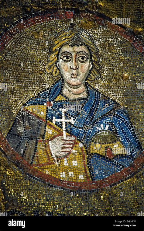 Byzantine mosaic (11th century), St. Sophia cathedral, UNESCO Heritage ...