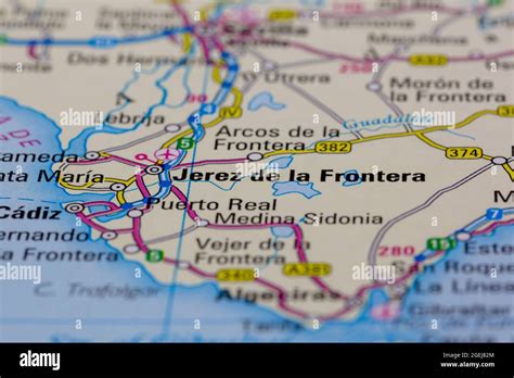 Jerez de la frontera map hi-res stock photography and images - Alamy