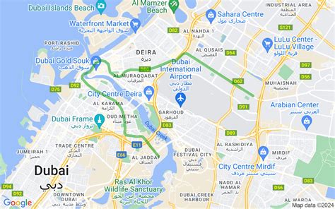 Dubai Metro Green Line - Map, Stations and Route