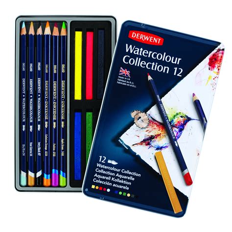 Derwent Watercolor Pencil Collection 12-Piece Tin Set - Walmart.com - Walmart.com