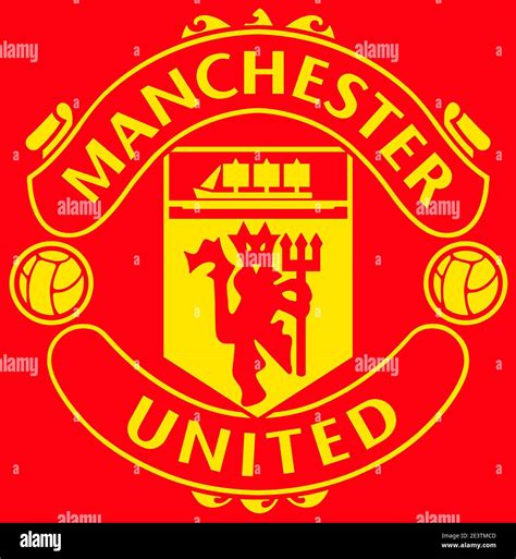 Manchester united logo old trafford hi-res stock photography and images ...