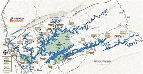 Norris Lake Map