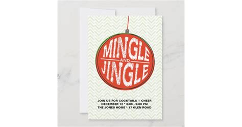 Mingle + Jingle Invitation | Zazzle