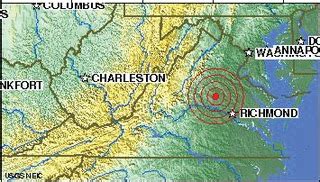 INCIDENT REPORT: Virginia earthquake