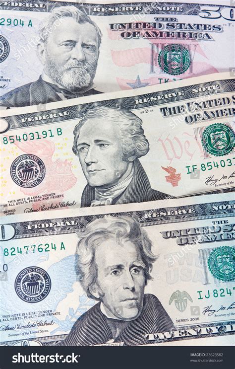 Presidents On Dollar Bills Stock Photo 23623582 : Shutterstock