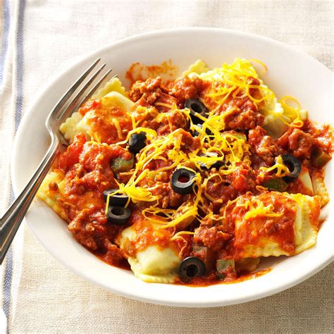 Hearty Beef Ravioli Recipe | Taste of Home