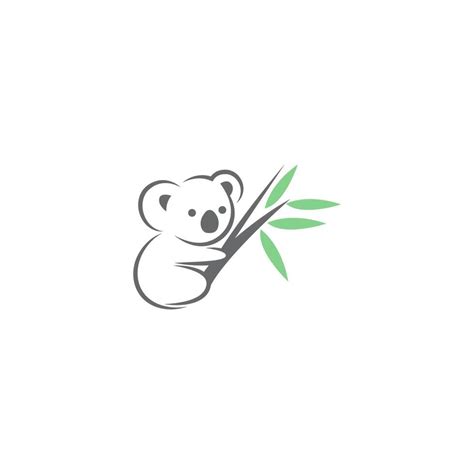 Koala logo icon design illustration 13480720 Vector Art at Vecteezy