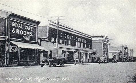 Historical photos photographs of High River Alberta