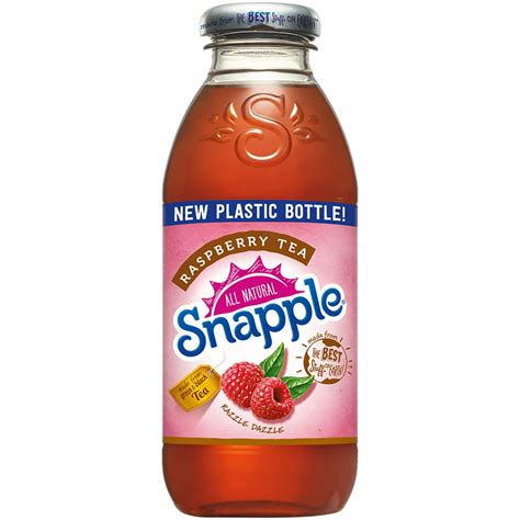 Snapple - 16 oz (9 Plastic Bottles) (Raspberry Tea, 9 Bottles) - Walmart.com - Walmart.com