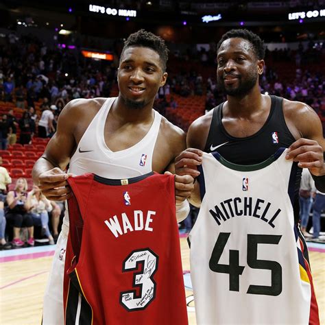 Donovan Mitchell vs. Dwyane Wade: Is Jazz Guard Really the Next Flash ...