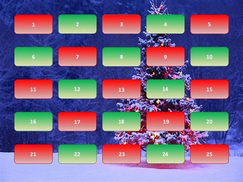 Advent calendar powerpoint