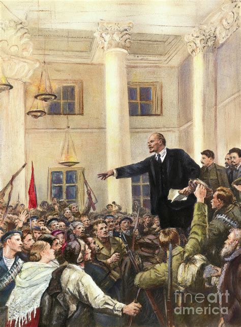 Vladimir Lenin Addressing Military Photograph by Bettmann - Pixels