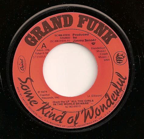 Grand Funk (Railroad) - Some Kind of Wonderful (7"si NL 1978 re-release ...