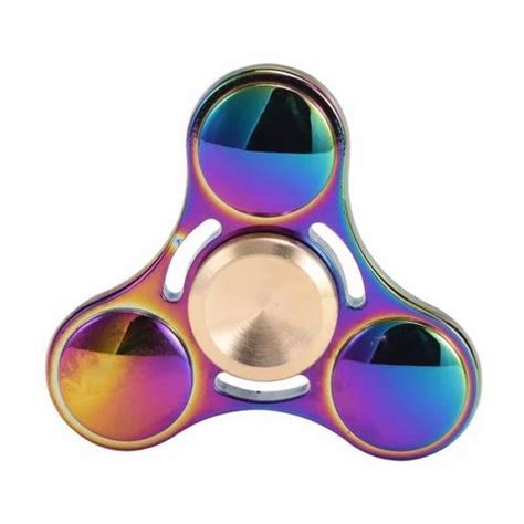 Manisha Collections Alloy Metal Rainbow Fidget Spinner at Rs 70 in Delhi