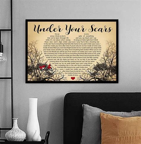 Godsmack Under Your Scars Lyrics Poster When Legends Rise - Etsy