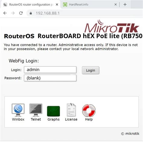 How to setup MIKROTIK RouterBOARD hEX PoE lite (RB750UPr2)?, How To - HardReset.info