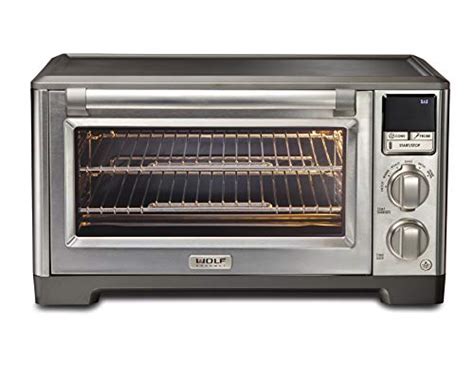 Wolf Gourmet Elite Digital Countertop Convection Toaster Oven with Temperature Probe and 7 ...