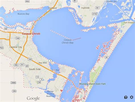 Map of Corpus Christi