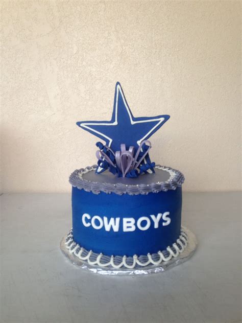 Small Dallas Cowboys Cake - CakeCentral.com