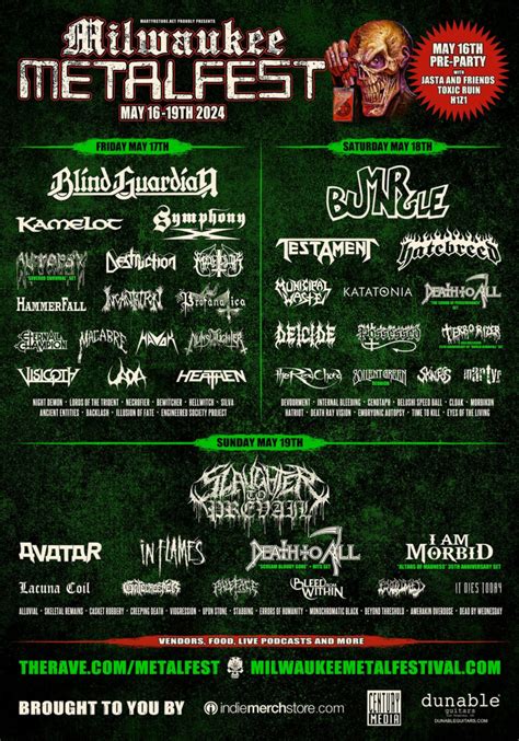 Milwaukee Metal Fest 2024 - Lineup & Tickets