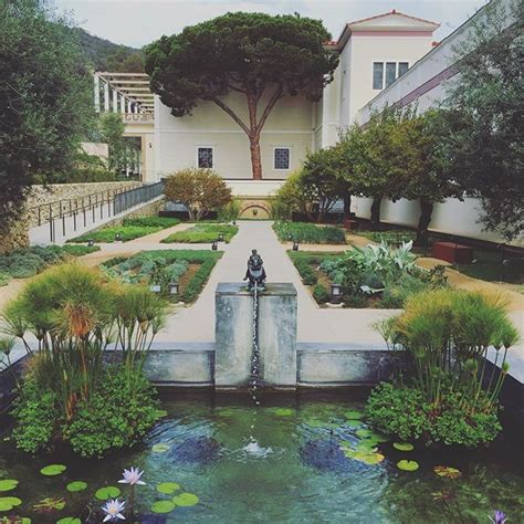 Carlos Huber on Instagram: “The Getty villa herb garden- with all the fruit trees, herbs ...