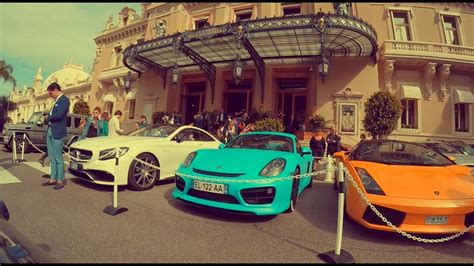 Monaco Luxury Cars Full HD & Trip - YouTube