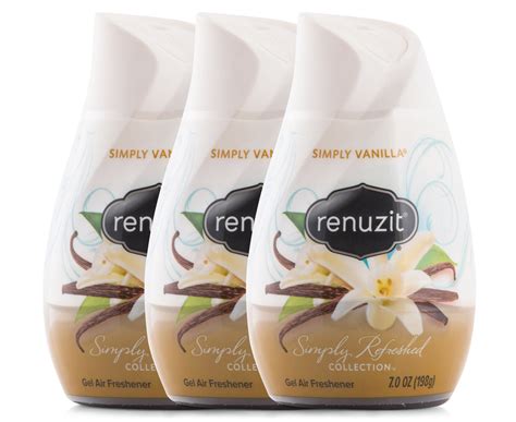 3 x Renuzit Gel Air Freshener Simply Vanilla 198g | GroceryRun.com.au