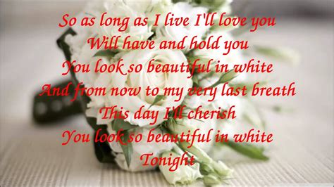 Beautiful In White Lyrics Westlife - Photos Idea