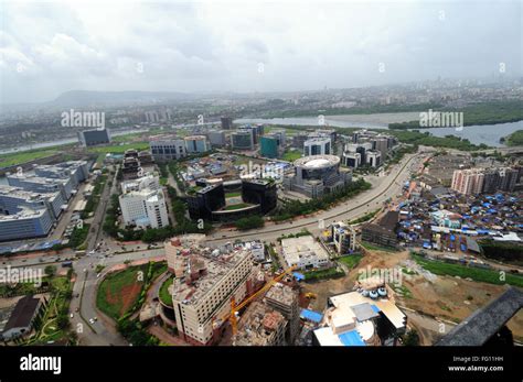 aerial view of bandra kurla complex ; Bombay Mumbai ; Maharashtra ; India Stock Photo - Alamy